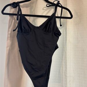 Frankie's Bikinis Black Swimsuit